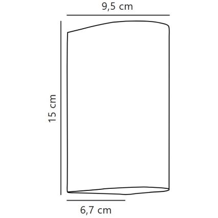 Nordlux - LED Zunanja stenska svetilka ASBOL LED/13,3W/230V 3000K IP44