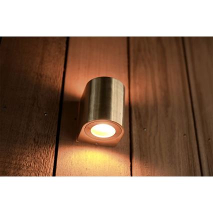 Nordlux - LED zunanja stenska svetilka CANTO 2xLED/5,5W/230V IP44 zlata