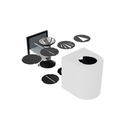 Nordlux - LED zunanja stenska svetilka CANTO 2xLED/6W/230V IP44 bela