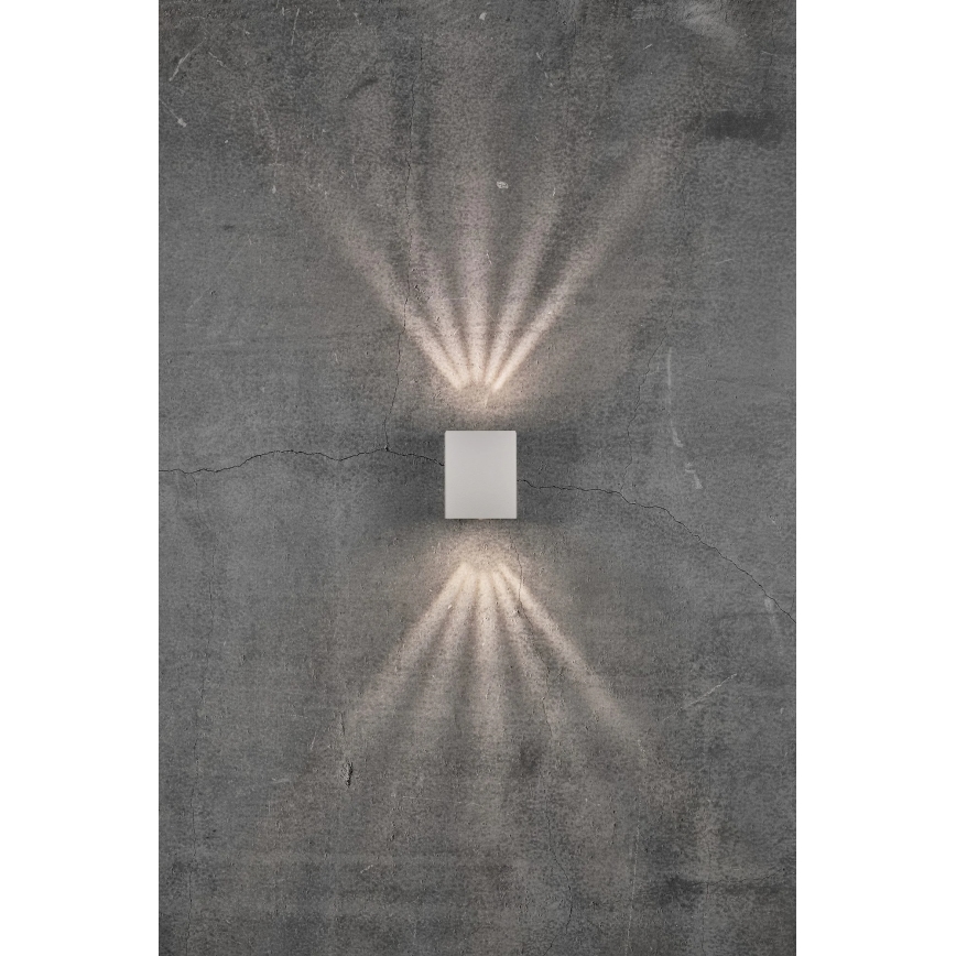 Nordlux - LED zunanja stenska svetilka CANTO 2xLED/6W/230V IP44 bela
