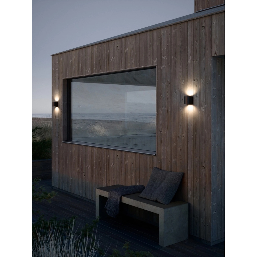 Nordlux - LED zunanja stenska svetilka CANTO 2xLED/6W/230V IP44 črna