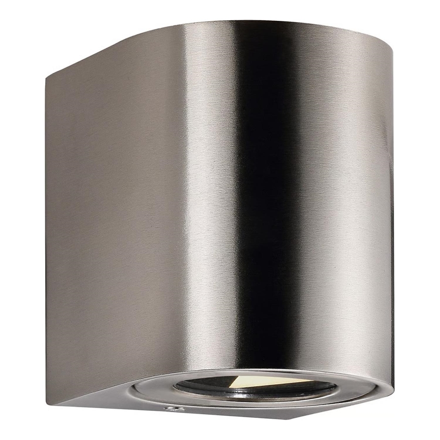 Nordlux - LED zunanja stenska svetilka CANTO 2xLED/6W/230V IP44 iz nerjavečega jekla