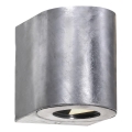 Nordlux - LED zunanja stenska svetilka CANTO 2xLED/6W/230V IP44 srebrna