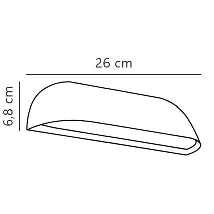 Nordlux - LED zunanja stenska svetilka FRONT LED/9,5W/230V IP44