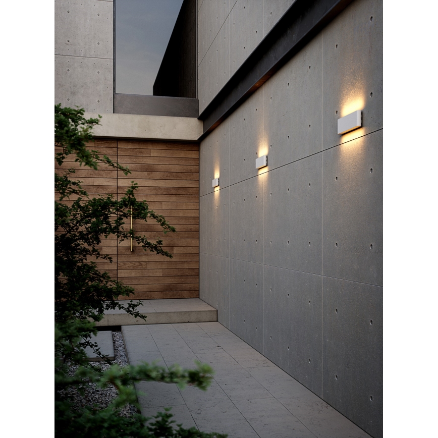 Nordlux - LED zunanja stenska svetilka KINVER LED/10W/230V IP54 bela
