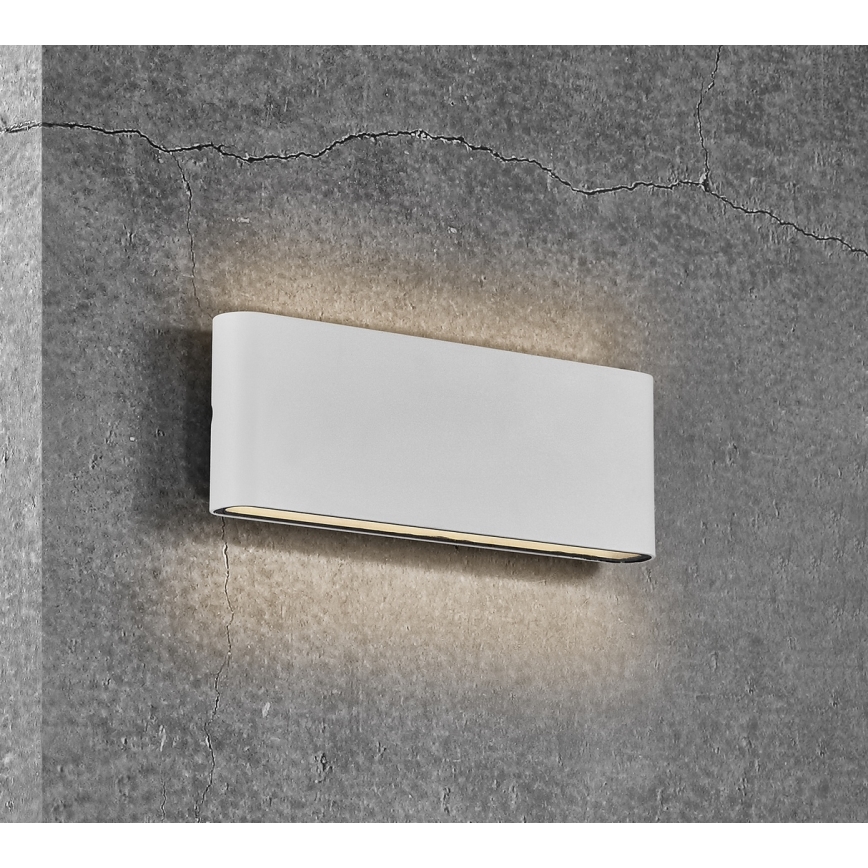 Nordlux - LED zunanja stenska svetilka KINVER LED/10W/230V IP54 bela