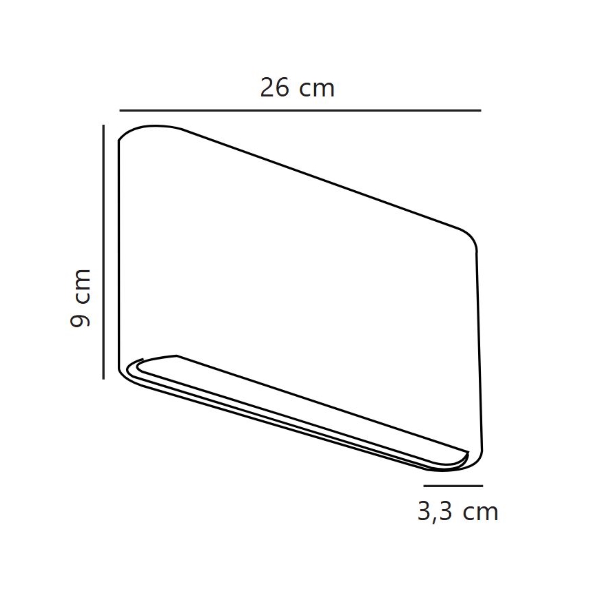 Nordlux - LED zunanja stenska svetilka KINVER LED/10W/230V IP54 bela