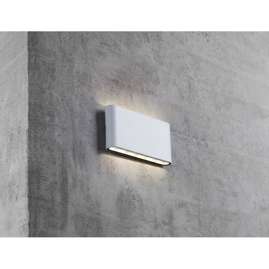 Nordlux - LED zunanja stenska svetilka KINVER LED/8,5W/230V IP54 bela