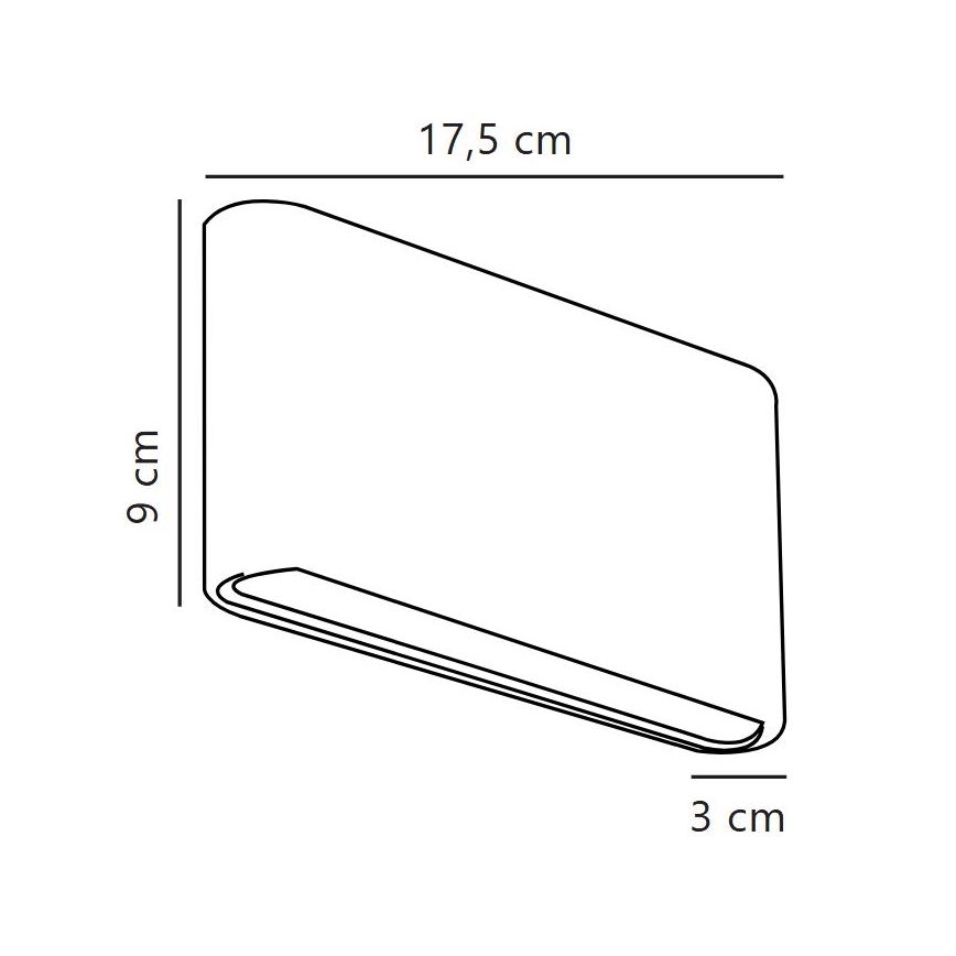 Nordlux - LED zunanja stenska svetilka KINVER LED/8,5W/230V IP54 bela