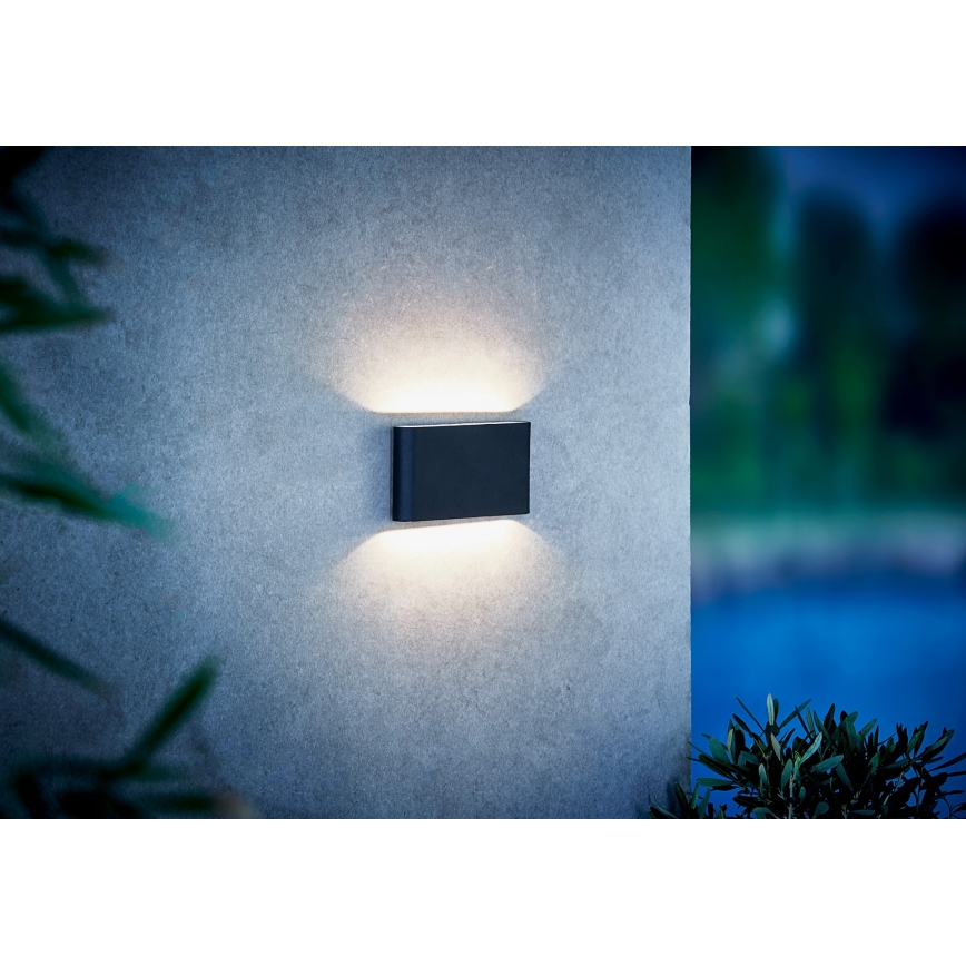Nordlux - LED Zunanja stenska svetilka KINVER LED/8,5W/230V IP54 črna