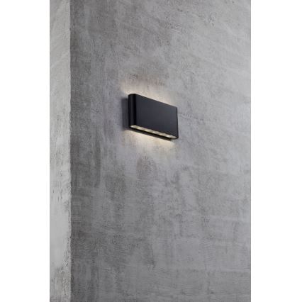 Nordlux - LED Zunanja stenska svetilka KINVER LED/8,5W/230V IP54 črna