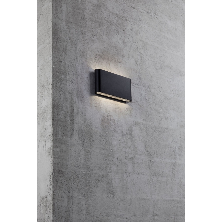 Nordlux - LED Zunanja stenska svetilka KINVER LED/8,5W/230V IP54 črna