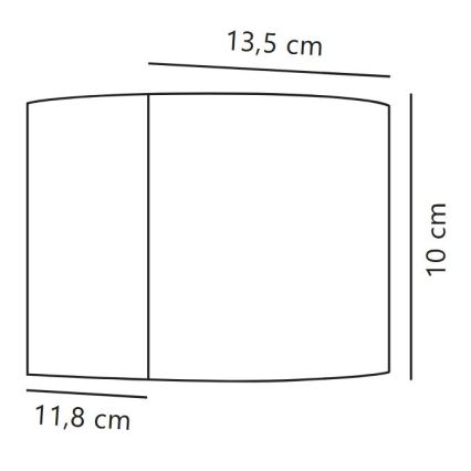 Nordlux - LED zunanja stenska svetilka MILDA LED/4,9W/230V IP44 antracit