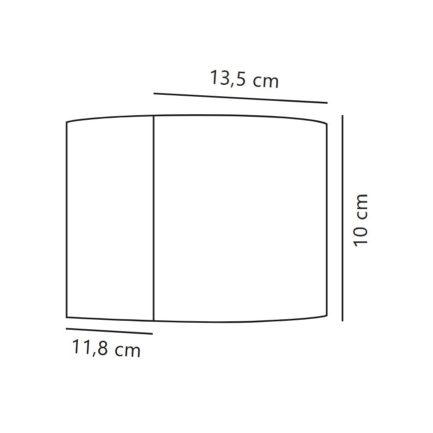 Nordlux - LED zunanja stenska svetilka MILDA LED/4,9W/230V IP44 antracit