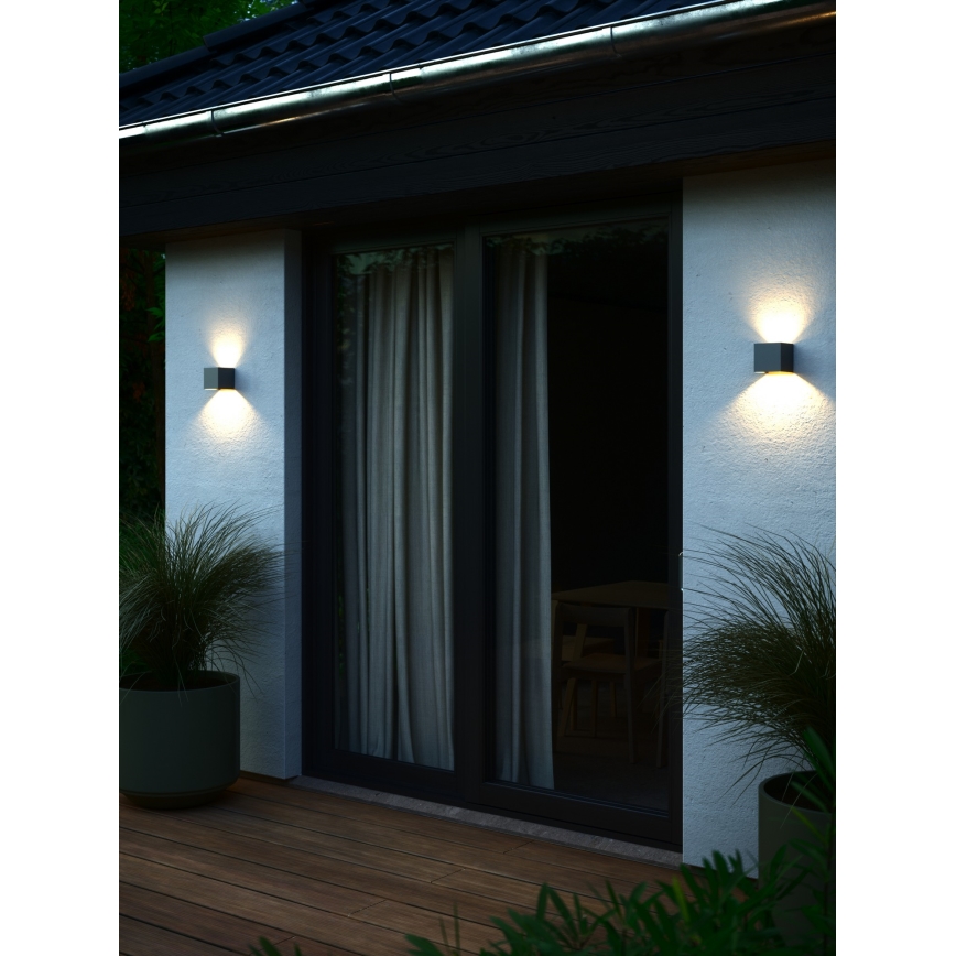 Nordlux - LED zunanja stenska svetilka MILDA LED/4,9W/230V IP44 antracit