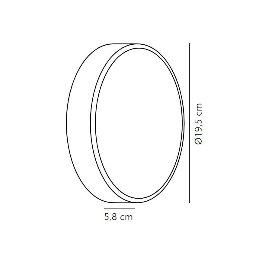 Nordlux - LED Zunanja stenska svetilka OLIVER LED/9W/230V IP54 pr. 19,5 cm