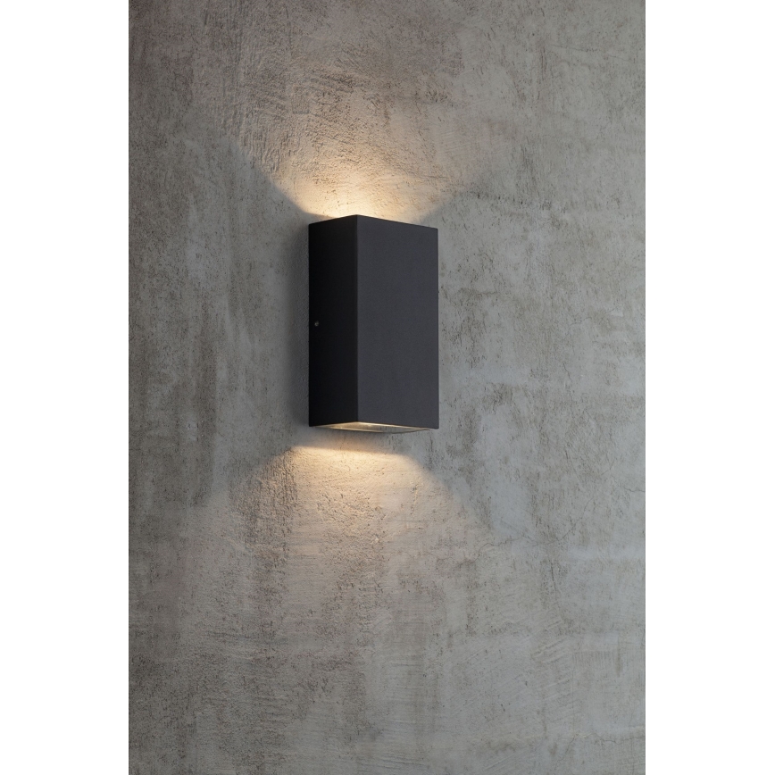 Nordlux - LED Zunanja stenska svetilka ROLD LED/10,5W/230V IP54 črna