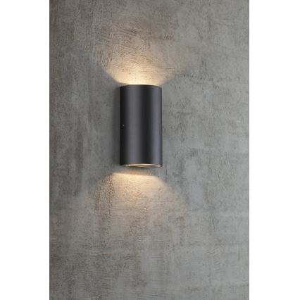 Nordlux - LED Zunanja stenska svetilka ROLD LED/10,5W/230V 3000K IP54 črna