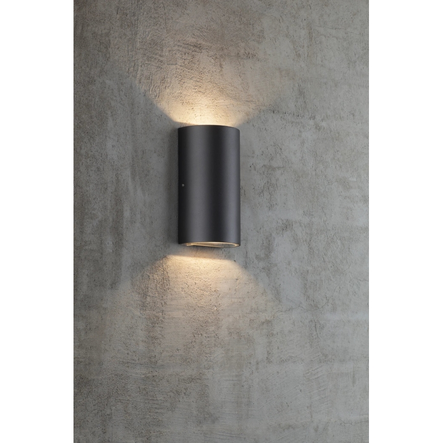 Nordlux - LED Zunanja stenska svetilka ROLD LED/10,5W/230V 3000K IP54 črna