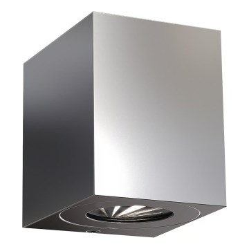 Nordlux - LED zunanje stensko svetilo CANTO 2xLED/5W/230V IP44 nerjaveče jeklo
