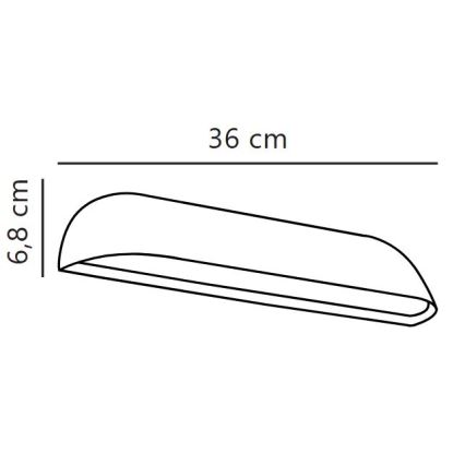 Nordlux - LED zunanje stensko svetilo FRONT LED/11W/230V IP44