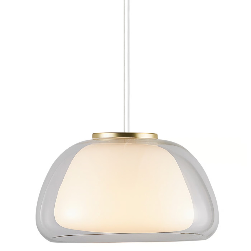 Nordlux - Lestenec na kablu JELLY 1xE27/40W/230V bela/prozorna