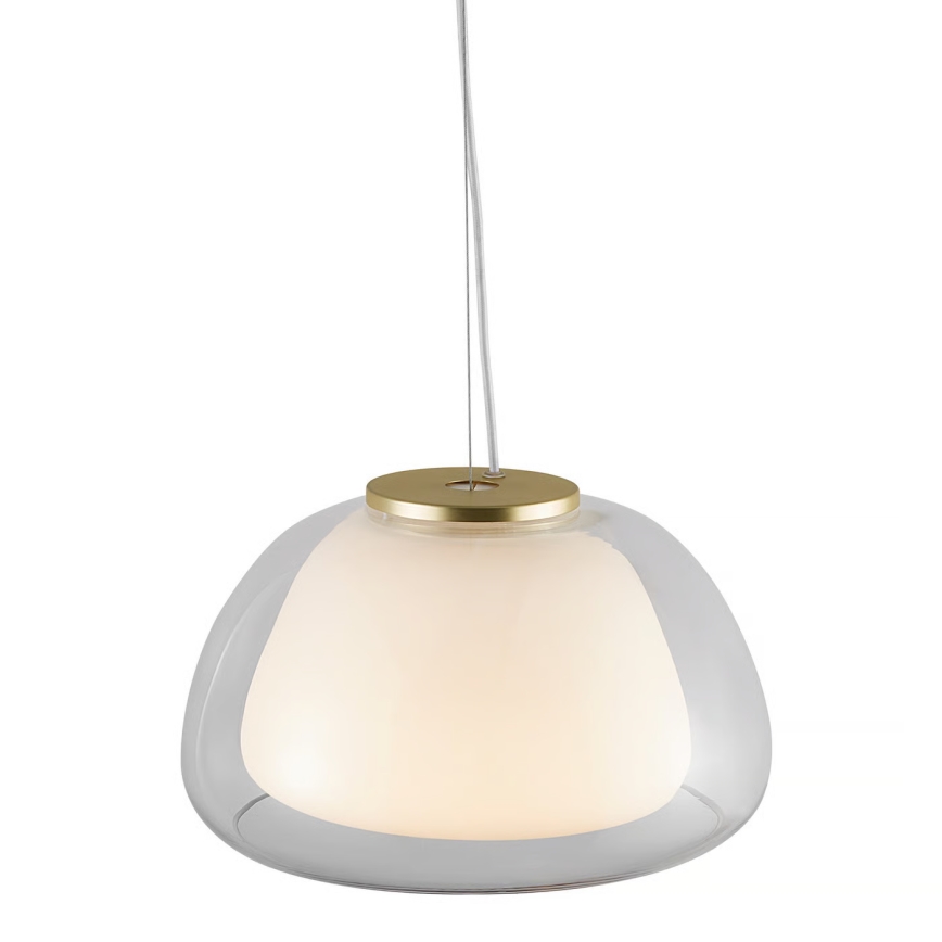 Nordlux - Lestenec na kablu JELLY 1xE27/40W/230V bela/prozorna