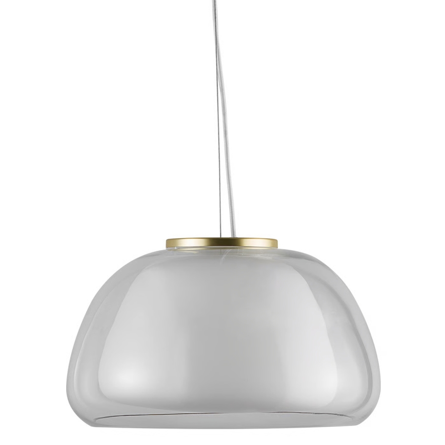 Nordlux - Lestenec na kablu JELLY 1xE27/40W/230V bela/prozorna