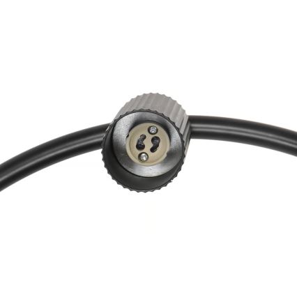 Nordlux - Lestenec na kablu VICO 6xGU10/5W/230V črna