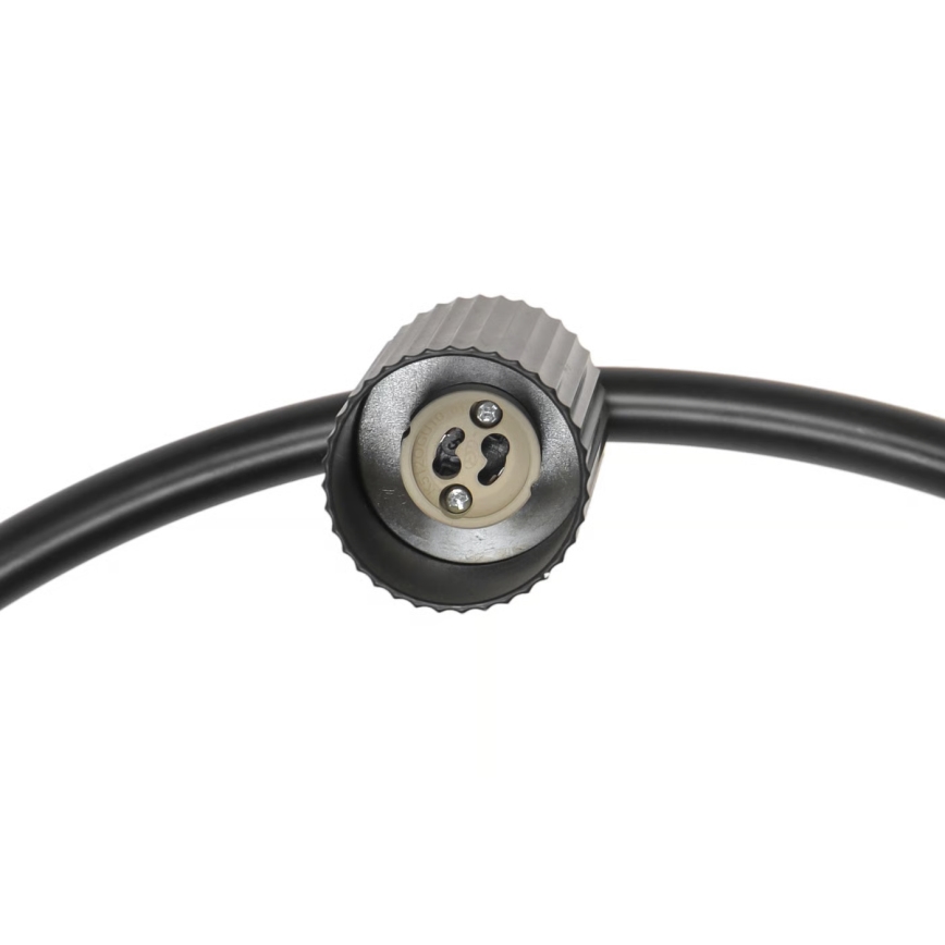 Nordlux - Lestenec na kablu VICO 6xGU10/5W/230V črna