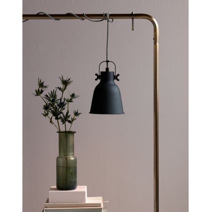 Nordlux - Lestenec na vrvici ADRIAN 1xE27/25W/230V pr. 16 cm antracit