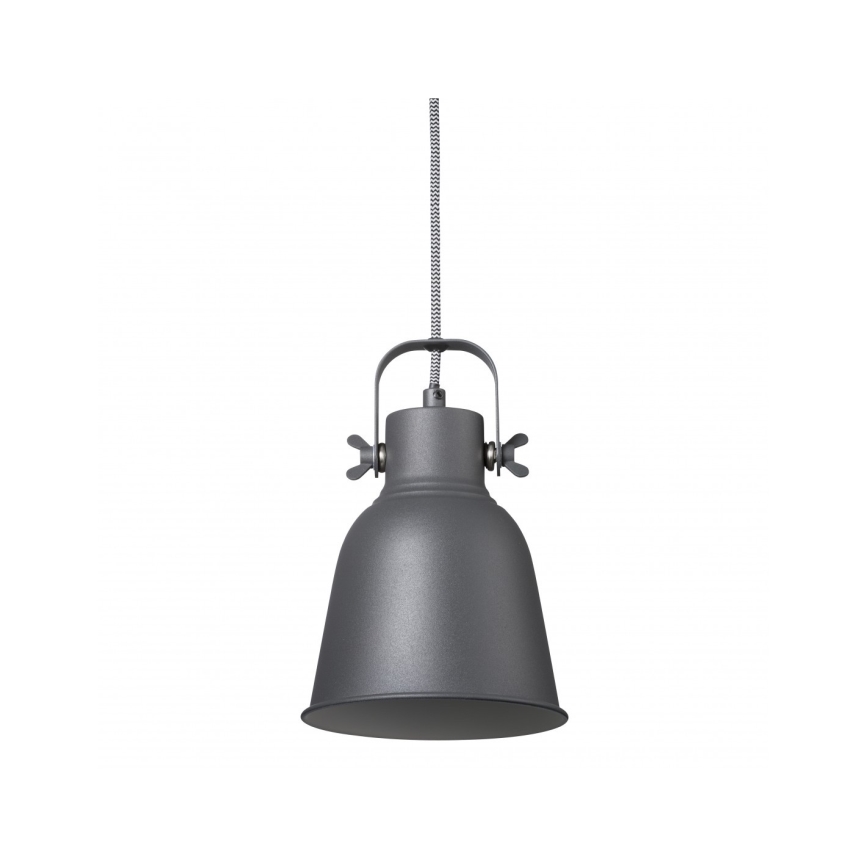 Nordlux - Lestenec na vrvici ADRIAN 1xE27/25W/230V pr. 16 cm antracit