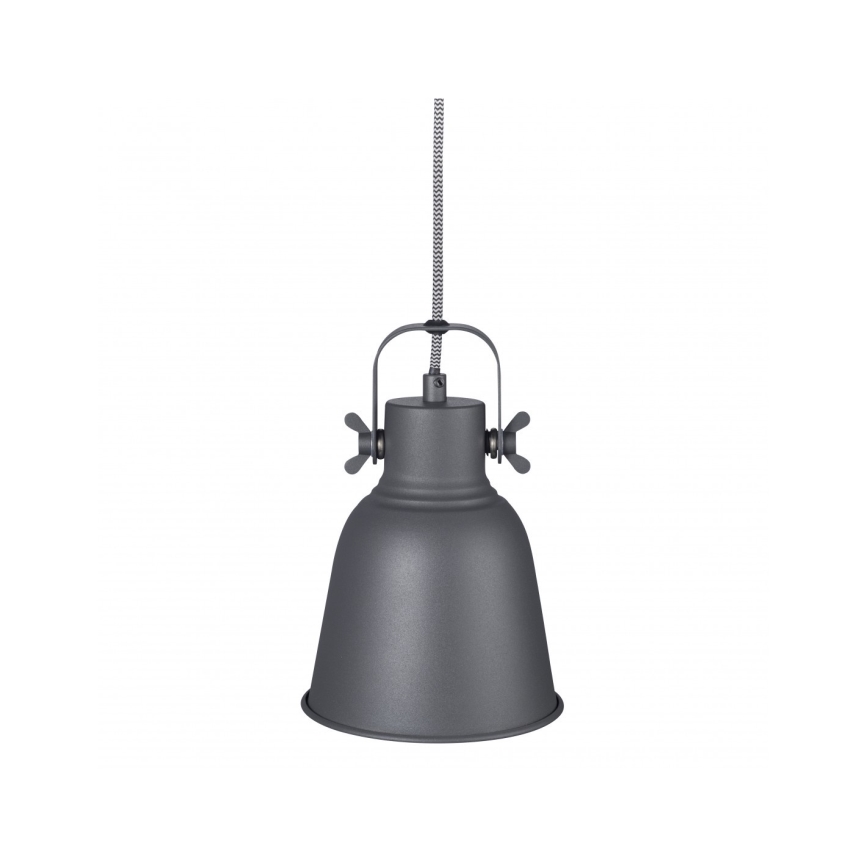 Nordlux - Lestenec na vrvici ADRIAN 1xE27/25W/230V pr. 16 cm antracit