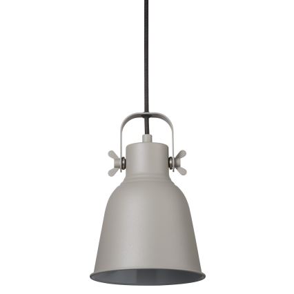 Nordlux - Lestenec na vrvici ADRIAN 1xE27/25W/230V pr. 16 cm siva