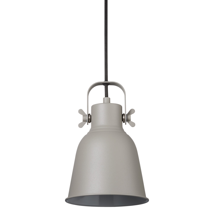 Nordlux - Lestenec na vrvici ADRIAN 1xE27/25W/230V pr. 16 cm siva