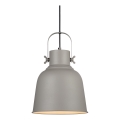 Nordlux - Lestenec na vrvici ADRIAN 1xE27/25W/230V pr. 25 cm siva