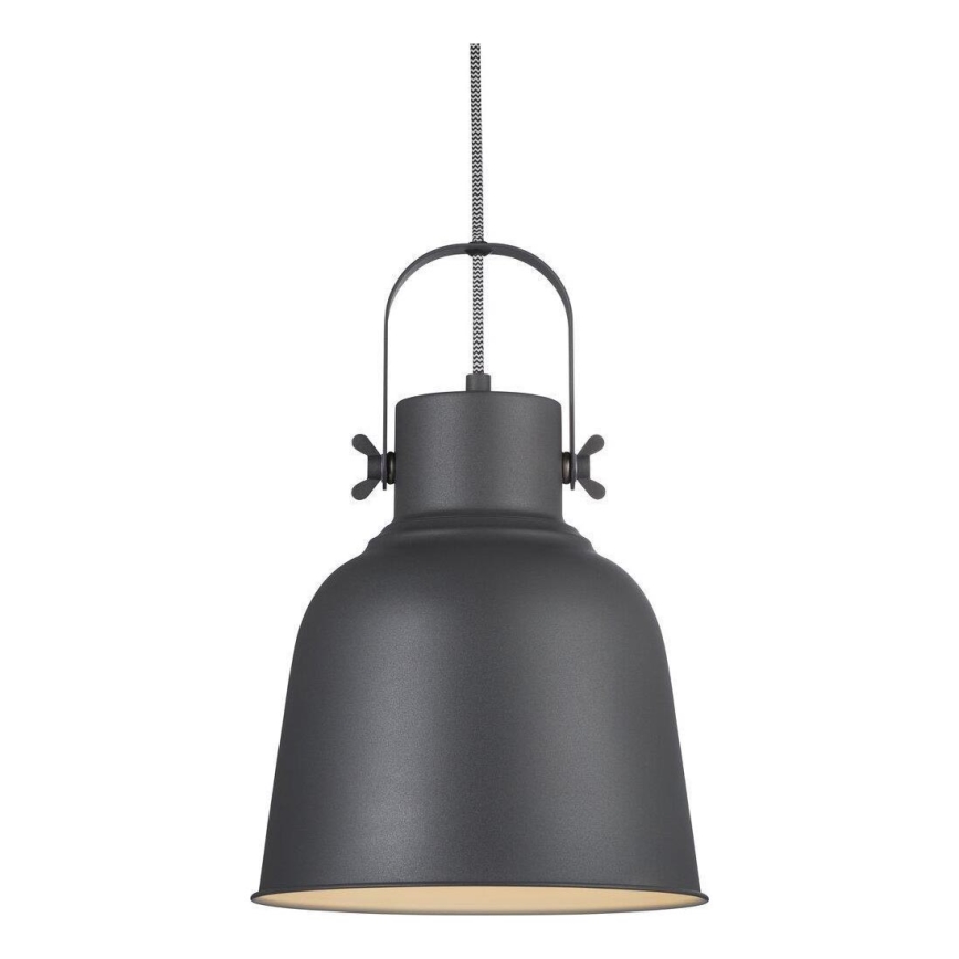 Nordlux - Lestenec na vrvici ADRIAN 1xE27/40W/230V pr. 25 cm antracit