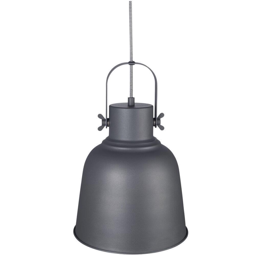Nordlux - Lestenec na vrvici ADRIAN 1xE27/40W/230V pr. 25 cm antracit