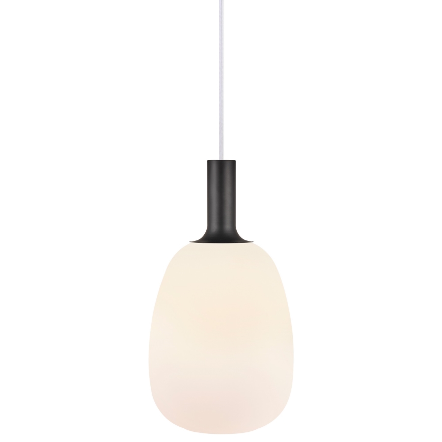 Nordlux - Lestenec na vrvici ALTON 1xE27/60W/230V bela/črna/medenina