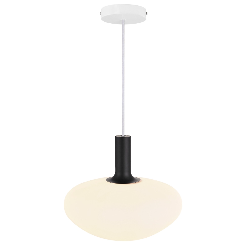 Nordlux - Lestenec na vrvici ALTON 1xE27/60W/230V bela/črna/medenina