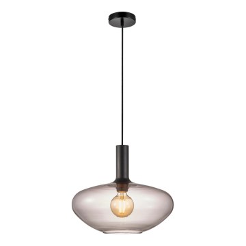 Nordlux - Lestenec na vrvici ALTON 1xE27/60W/230V črna