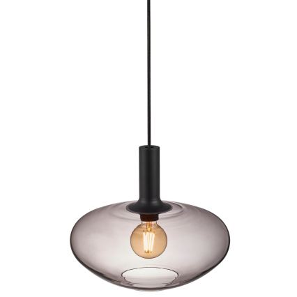 Nordlux - Lestenec na vrvici ALTON 1xE27/60W/230V črna
