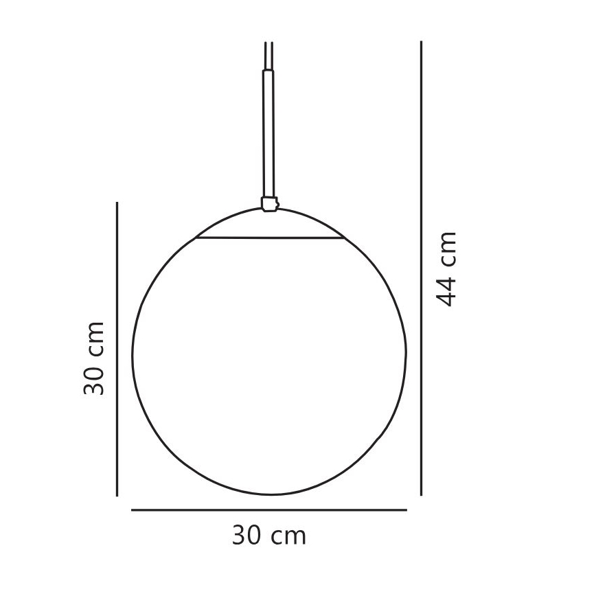 Nordlux - Lestenec na vrvici CAFE 1xE27/25W/230V pr. 30 cm