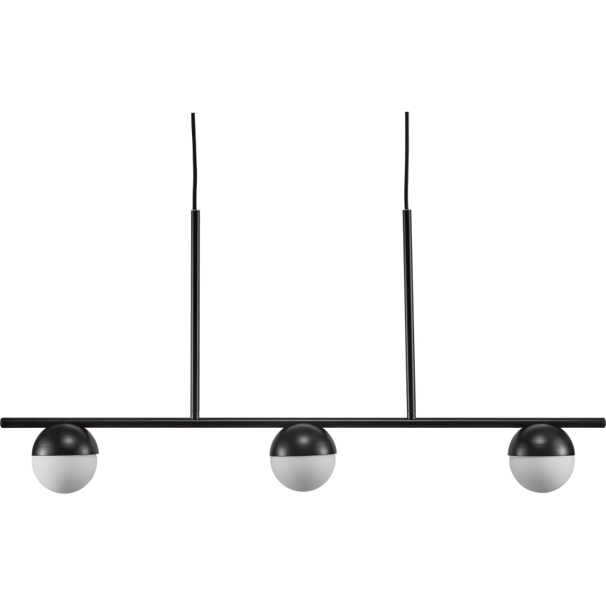 Nordlux - Lestenec na vrvici CONTINA 3xG9/5W/230V črna