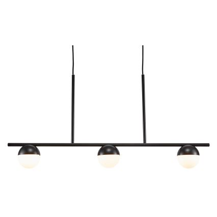 Nordlux - Lestenec na vrvici CONTINA 3xG9/5W/230V črna