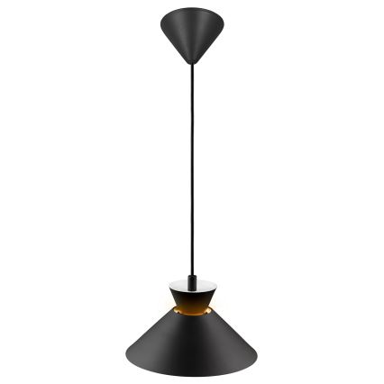 Nordlux - Lestenec na vrvici DIAL 1xE27/40W/230V pr. 25 cm črna