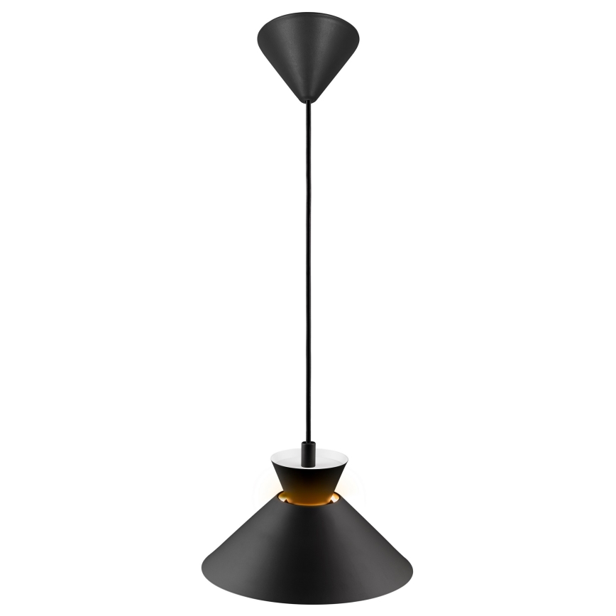 Nordlux - Lestenec na vrvici DIAL 1xE27/40W/230V pr. 25 cm črna