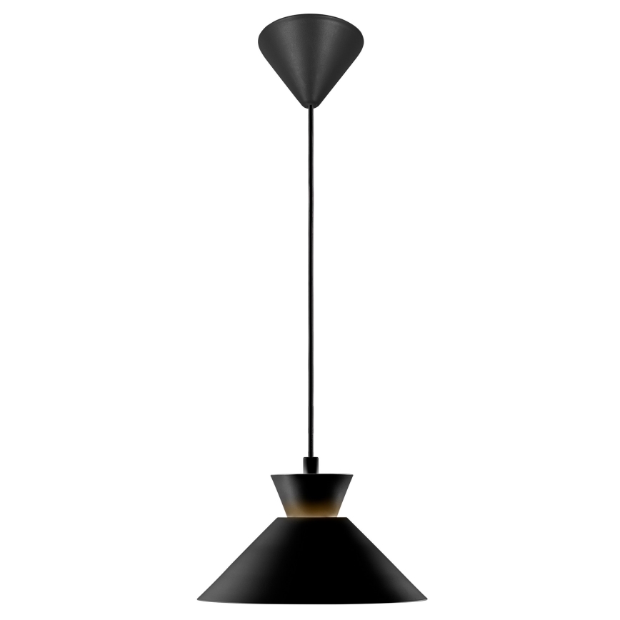 Nordlux - Lestenec na vrvici DIAL 1xE27/40W/230V pr. 25 cm črna