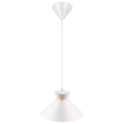 Nordlux - Lestenec na vrvici DIAL 1xE27/40W/230V pr. 25 cm bela