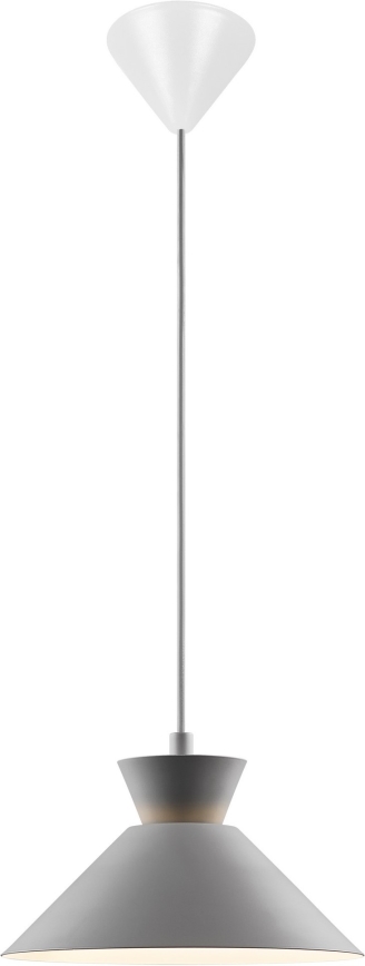 Nordlux - Lestenec na vrvici DIAL 1xE27/40W/230V pr. 25 cm siva